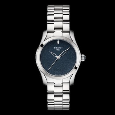 Tissot 天梭海浪系列鋼帶石英女腕錶 T1122101104100