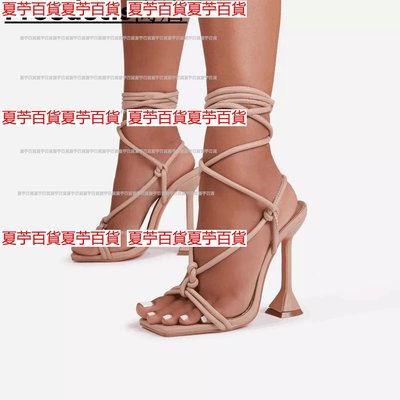 【現貨】High heels外貿跨境大碼40-43歐美時尚2023新款露趾女細高跟涼鞋-Prouducts商店