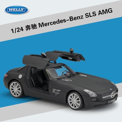 阿米格Amigo│威利 WELLY 1:24 賓士 Mercedes Benz SLS AMG 合金車 模型車 車模預購