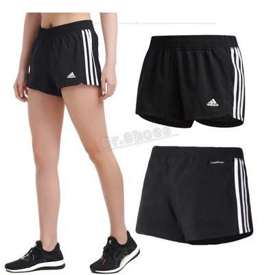 【Dr.Shoes 】Adidas 3-Stripes Shorts 女裝 黑 短褲 三線 熱褲 運動短褲 EC0475