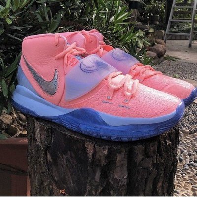 【正品】耐克Nike Kyrie 6 Concepts Khepri 聖甲蟲 埃及法老王 籃球籃   粉紅 CU8880慢跑鞋