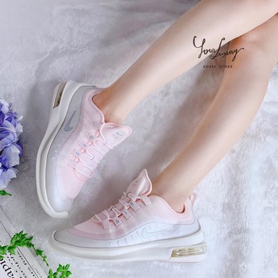【Luxury】 NIKE Air Max Axis PINK 仙女鞋 銀灰 粉色 女鞋 運動休閒鞋 女神款 氣墊鞋