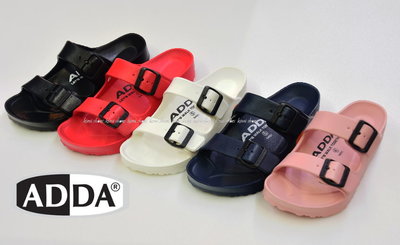 ADDA泰國製造第一大牌 新款防水運動休閒勃肯拖鞋  厚底3公分 一體成型 男女款