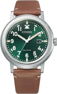 日本正版 CITIZEN 星辰 AW1620-13X RECORD LABEL 男錶 手錶 光動能 皮革錶帶 日本代購
