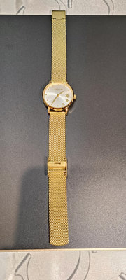 COACH 米蘭不鏽鋼金色金屬錶帶 女士手錶 原廠正品