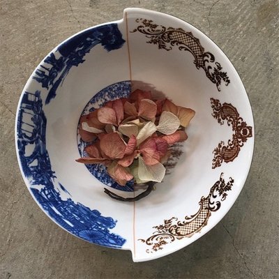 意大利 Seletti 餐桌藝術 HYBRID 系列 中西結合骨瓷碗 零食水果