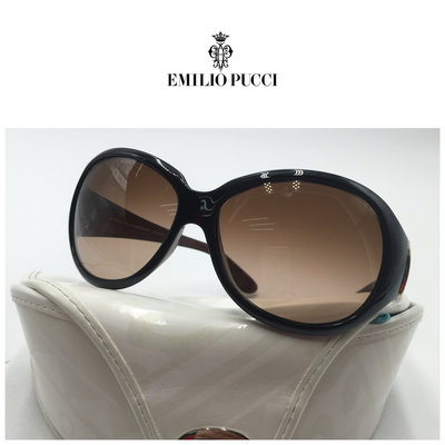 【皮老闆二店】 二手真品 EMILIO PUCCI 太陽眼鏡 墨鏡 遮陽眼鏡 眼鏡 Z232