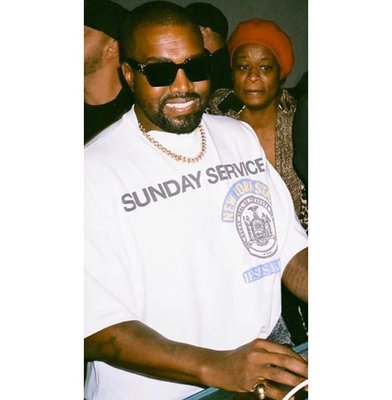 Angel潮牌購~Kanye West Jesus Is King New York State Patch Tshirt 短袖T恤