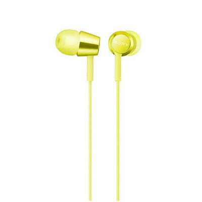 平廣 送袋 SONY MDR-EX155 耳道式 耳機 黃色 Y