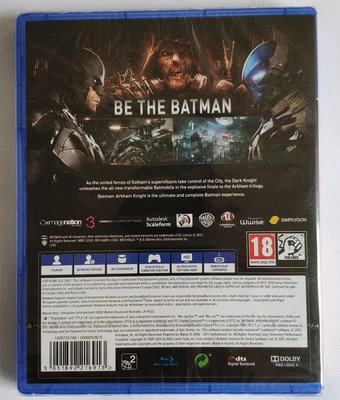PS4 蝙蝠俠 阿卡姆 阿甘騎士 Batman Arkham Knight 英文