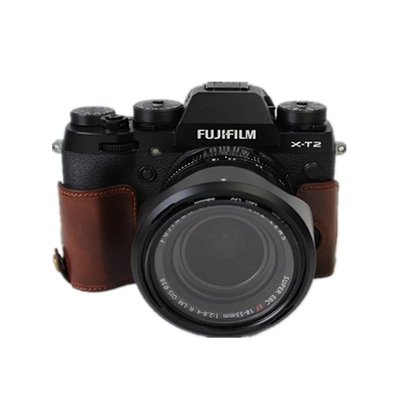 優選精品-推薦#富士 FUJI X-T3 X-T2微單相機包 XT3 XT2皮套底座 專用半套 真皮 攝影包 規格不同價格不同