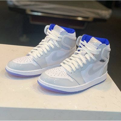 【正品】Air Jordan 1 Zoom 白藍 “小Dior” 籃球  CK6637-104潮鞋