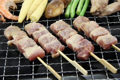 【烤肉食材】櫻桃鴨肉串 (8串/約280g) /串燒/居酒屋/烤肉串~簡單烤肉醬涮一涮香噴噴的烤鴨肉串來了
