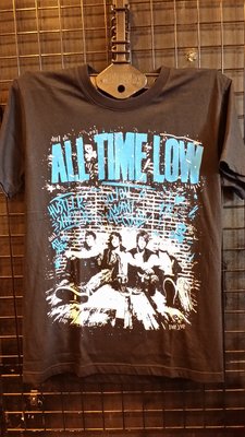【搖滾帝國】 All Time Low 樂團 01 團T T shirt 搖滾 金屬 骷髏 死神 短袖 M號