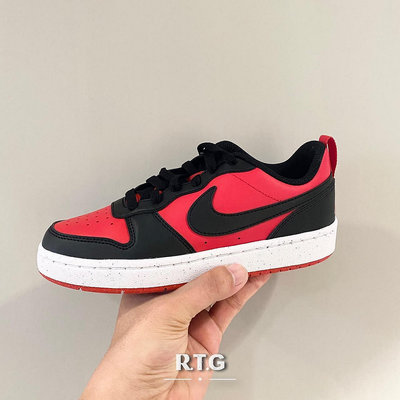 NIKE COURT BOROUGH LOW GS 紅黑 休閒 小DUNK 女生尺寸 DV5456-600