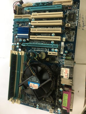 技嘉主機板,GA-P55-UD3L 加 I5-CPU 650 4核心 4G記憶體,,風扇,,良品,可自取