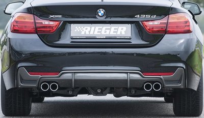 【樂駒】RIEGER BMW F32 F33 F36 後下擾流 後下巴 rear skirt insert carbon