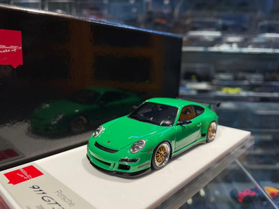 吉華@ 1/43 MakeUp EM711D Porsche 911 (997) GT3 RS 2007 Green