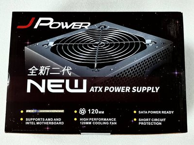 @淡水無國界@ J POWER 500W 足瓦 ATX 電源供應器 完整保護 轉換率高 JP-500W 超強電力