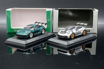 【MASH】現貨特價 Minichamps1/64 Porsche 911 (992) GT3 RS 綠  銀 兩色可選
