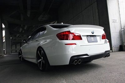 【樂駒】3D Design BMW F10 F11 M Sport 後下巴 後下擾流 碳纖維 carbon 四出 日本