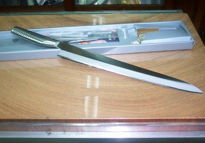 @最專業的刀剪專家 台中市最知名的建成刀剪行@ 日本-具良治-生魚刀 25cm