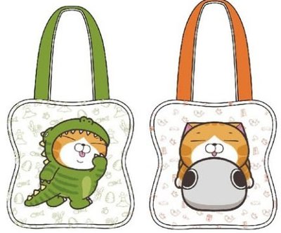 【正版】白爛貓 帆布造型 小提袋//購物袋 ~~兩色可選~~