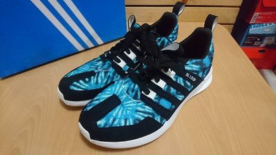 Adidas Originals SL Loop Runner C75288 麂皮 慢跑鞋 黑/藍 男【US.10.5】