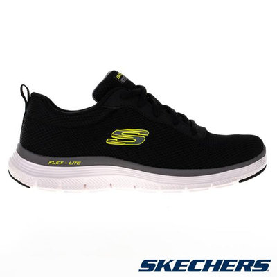 SKECHERS Flex Advantage 4.0 男鞋 慢跑鞋 訓練鞋 健身 黑黃 232229BLK