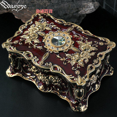 精品Wasjoye彩繪潘若拉復古歐式韓國公主首飾盒飾品收納盒珠寶戒指盒