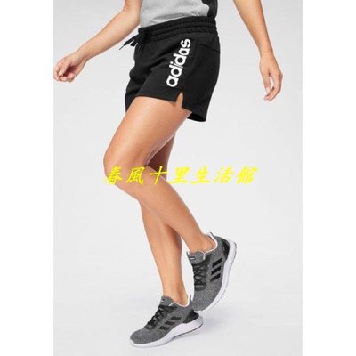 Adidas 女款 運動短褲 短褲 慢跑 黑 棉 DP2393 -定價990爆款