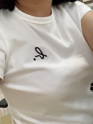 【Japan潮牌館】agnes b2023新款 PALEESIJA體恤agnes b.刺繡 小B 圓領 純棉 短袖 T恤