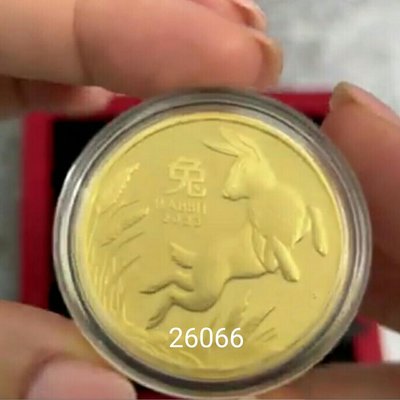 售72000元~2023澳洲兔年金幣一盎司，純金金幣，限量金幣，金幣，錢幣，紀念幣，幣~2023澳洲兔年精鑄金幣一盎司