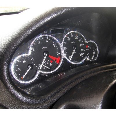 【JR佳睿精品】寶獅 Peugeot 206CC 鍍鉻 鑲鑽 儀表板 飾框 時速表 改裝 配件 台灣製