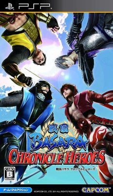PSP　戰國 BASARA 年代群雄 Chronicle Heroes 初回版 有附封入特典卡　純日版 全新品