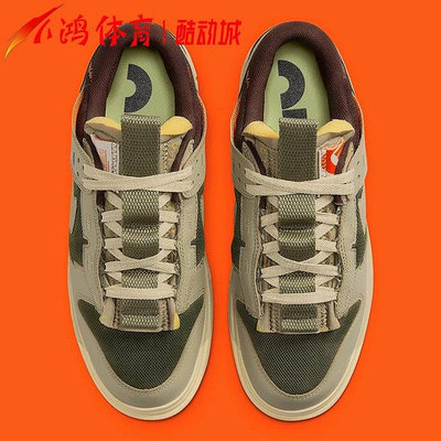 小鴻體育NikeDunkLowRemastered橄欖綠低幫板鞋DV0821-200