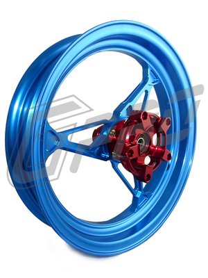 【G-PRO 鋁合金輕量化鍛造輪圈】GPRO 兩件式專利鍛框 『藍』鋁框 鍛框 輪圈 輪框 機車 速克達
