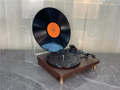 復古留聲機電唱機黑膠唱片機別墅客廳樣板間古典擺件古董箱式