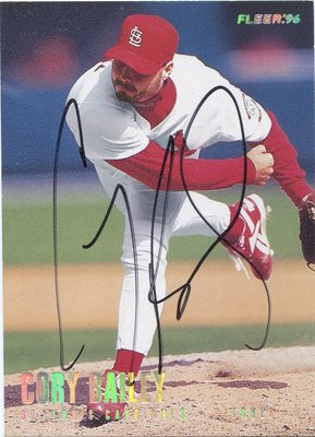 La New熊隊史第一位十勝投手，米迪亞暴龍唯一參加明星賽的外籍投手~職棒15年貝力1996年美國職棒大聯盟親筆簽名卡