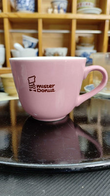 日本中古回流瓷器  甜甜圈mister donut粉色系馬克