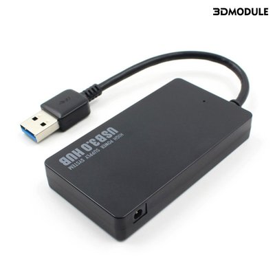 高速超薄usb3.0 HUB分線器一拖四USB集線器帶電源接口 3.0 集線器