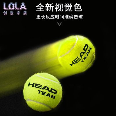 免運-HEAD海德新款包装网球比赛训练用球单人练习多人对打训练TEAM系列-LOLA創意家居