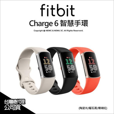 Fitbit Charge 6 進階運動健康智慧手環 內建GOOGLE功能