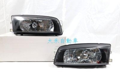 大禾自動車 黑底 玻璃 大燈 適用 MITSUBISHI 三菱 EVO LANCER VIRAGE 97-98