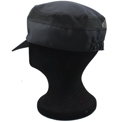 一鑫餐具【廚房衛生帽 男生 黑色 A306-1】廚師帽食品帽網帽白色網帽工作帽