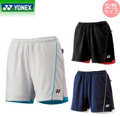 正品JP版YONEX尤尼克斯羽毛球服運動短褲速干清爽女款25022