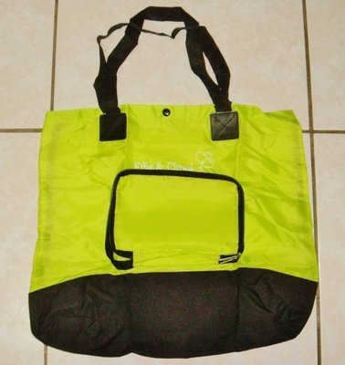 Effie & Claud 攜帶式(可摺疊) 綠色 環保袋