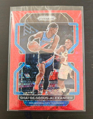 Shai Gilgeous-Alexander 2021-22 Panini Prizm NBA籃球卡 限量100張
