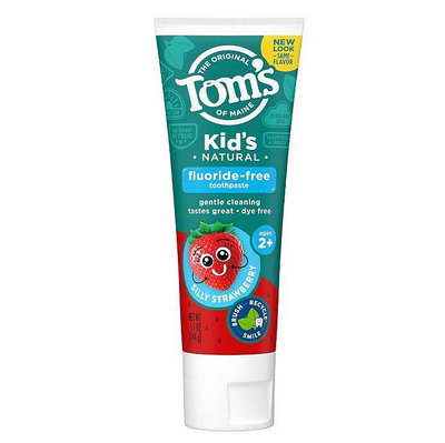 【蘇菲的美國小舖】美國Tom's Of Maine天然兒童牙膏 無氟牙膏 草莓味 144g