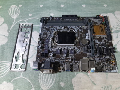 格里菲樂園 ~ 華碩 ASUS H110M-A D3 1151 腳位 DDR3 有擋板 主機板 支援六/七代主板